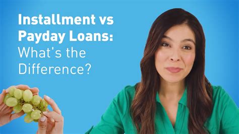 Difference Between Payday Loan And Installment Loan
